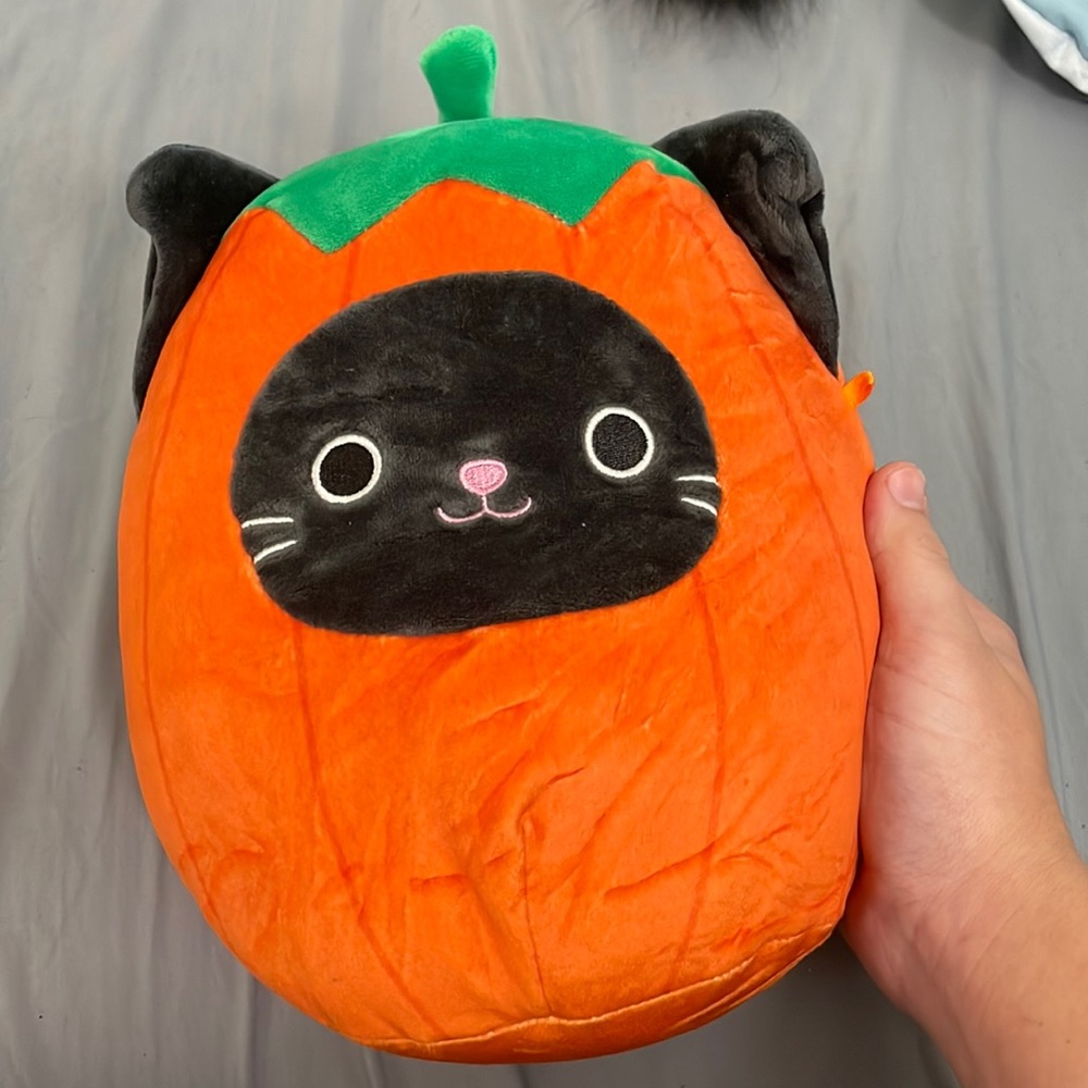 7.5” Calio the Cat (Pumpkin) Halloween Squishmallow